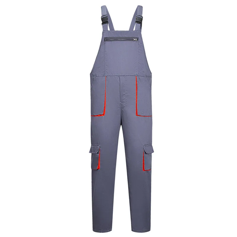 Factory Workwear Bib Pants Industrial Work Pants Overalls for Men Work out Bib Pants Trousers Uniforms Carpenter Working Clothes