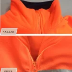 OEM Wholesale Winter Workwear Fleece-lined Jackets Reflective Safety Jacket Clothing Work Clothes