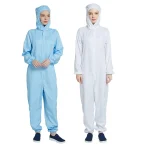 Cotton coverall uniforms for food processing industry  dustproof  waterproof