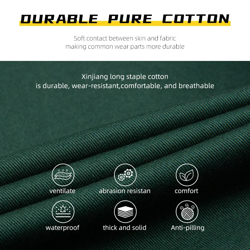 Outdoor 100% Cotton Work Bib Pants Construction Jumpsuits for Men Workwear Pants Trousers out Jumpsuit Coverall Scrubs
