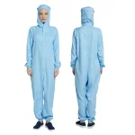 Cotton coverall uniforms for food processing industry  dustproof  waterproof