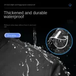 rain pants suit male duty takeout raincoat motorcycle electric bike riding split black Raincoat