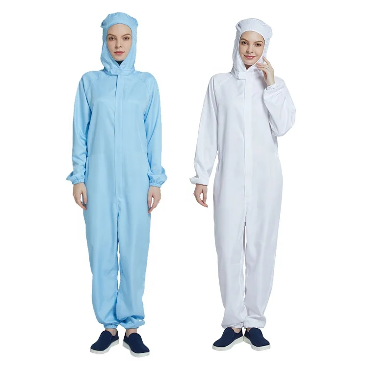 Cotton coverall uniforms for food processing industry  dustproof  waterproof