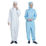 Cotton coverall uniforms for food processing industry  dustproof  waterproof