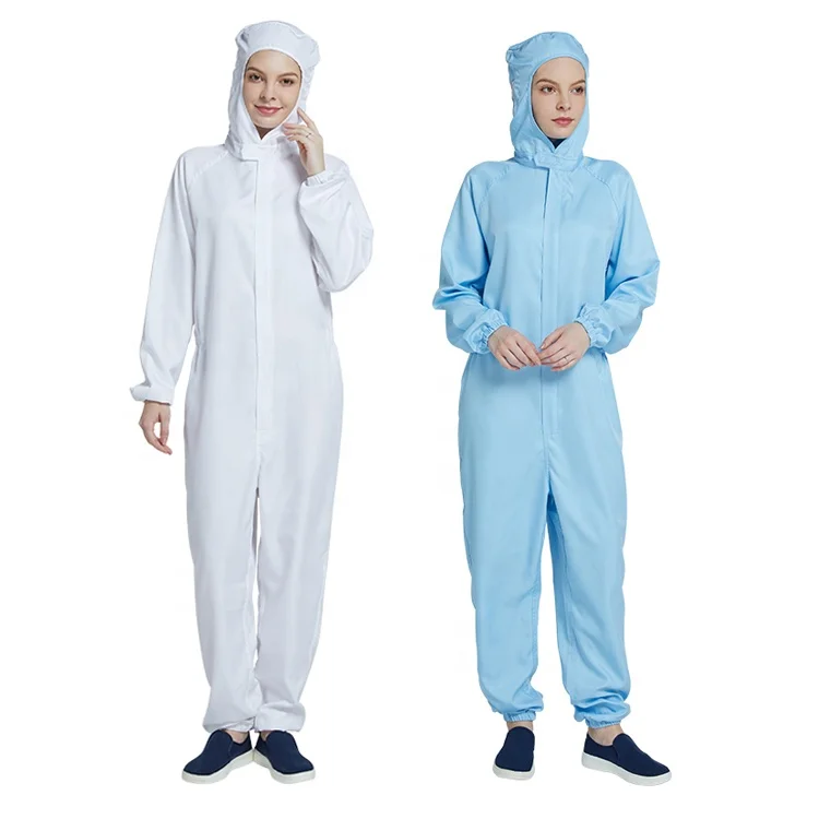 Cotton coverall uniforms for food processing industry  dustproof  waterproof