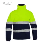 OEM Wholesale Winter Workwear Fleece-lined Jackets Reflective Safety Jacket Clothing Work Clothes