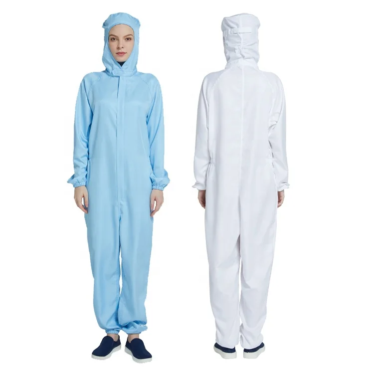 Cotton coverall uniforms for food processing industry  dustproof  waterproof