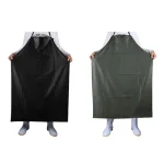 Black Car Industrial Long  Washable Oil-proof Apron PVC Apron
